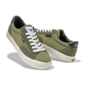 Zapatillas Bajas Hombre Echo Basic Camo en Verde D.Franklin