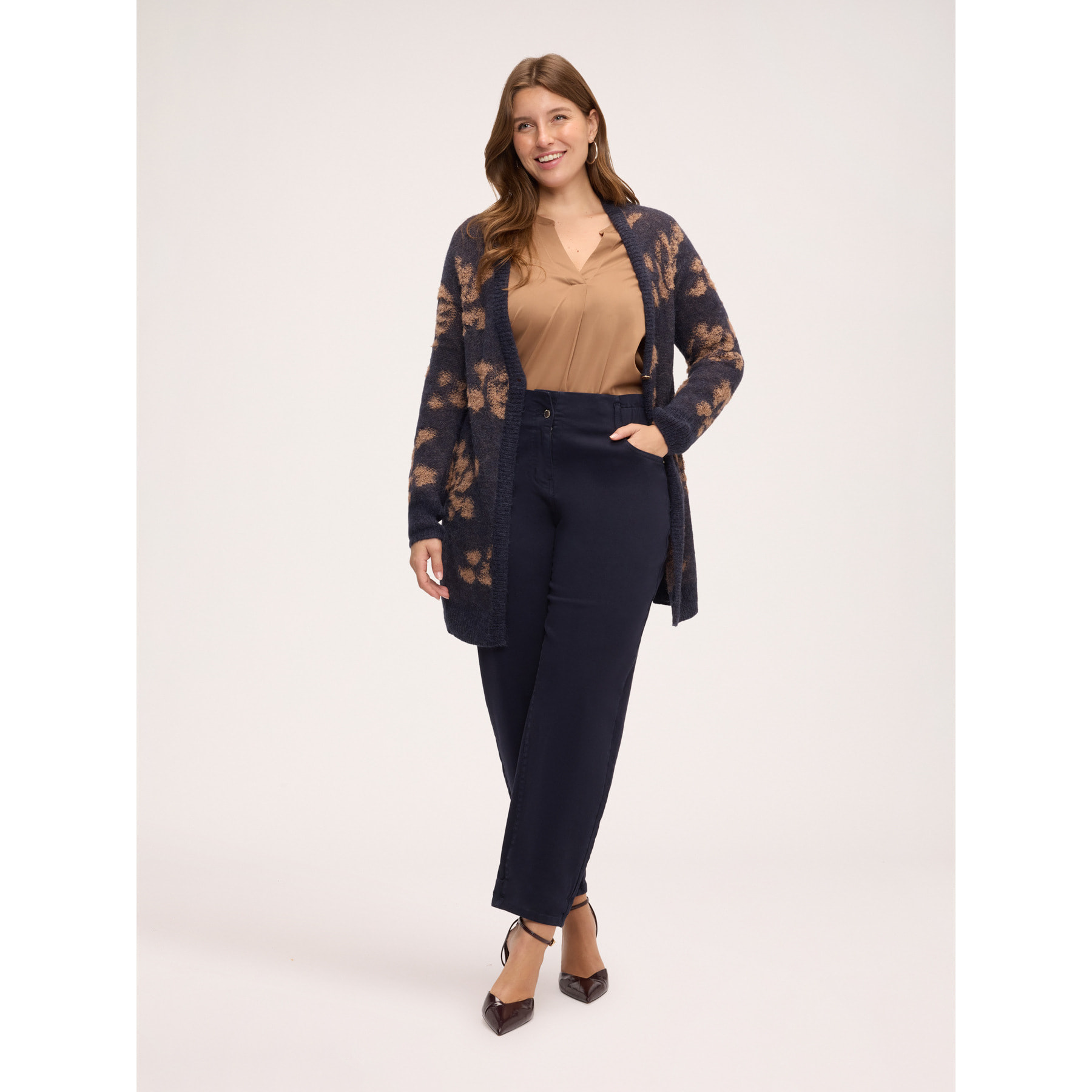 Fiorella Rubino - Pantalones Balloon de mezcla de algodón - Azul