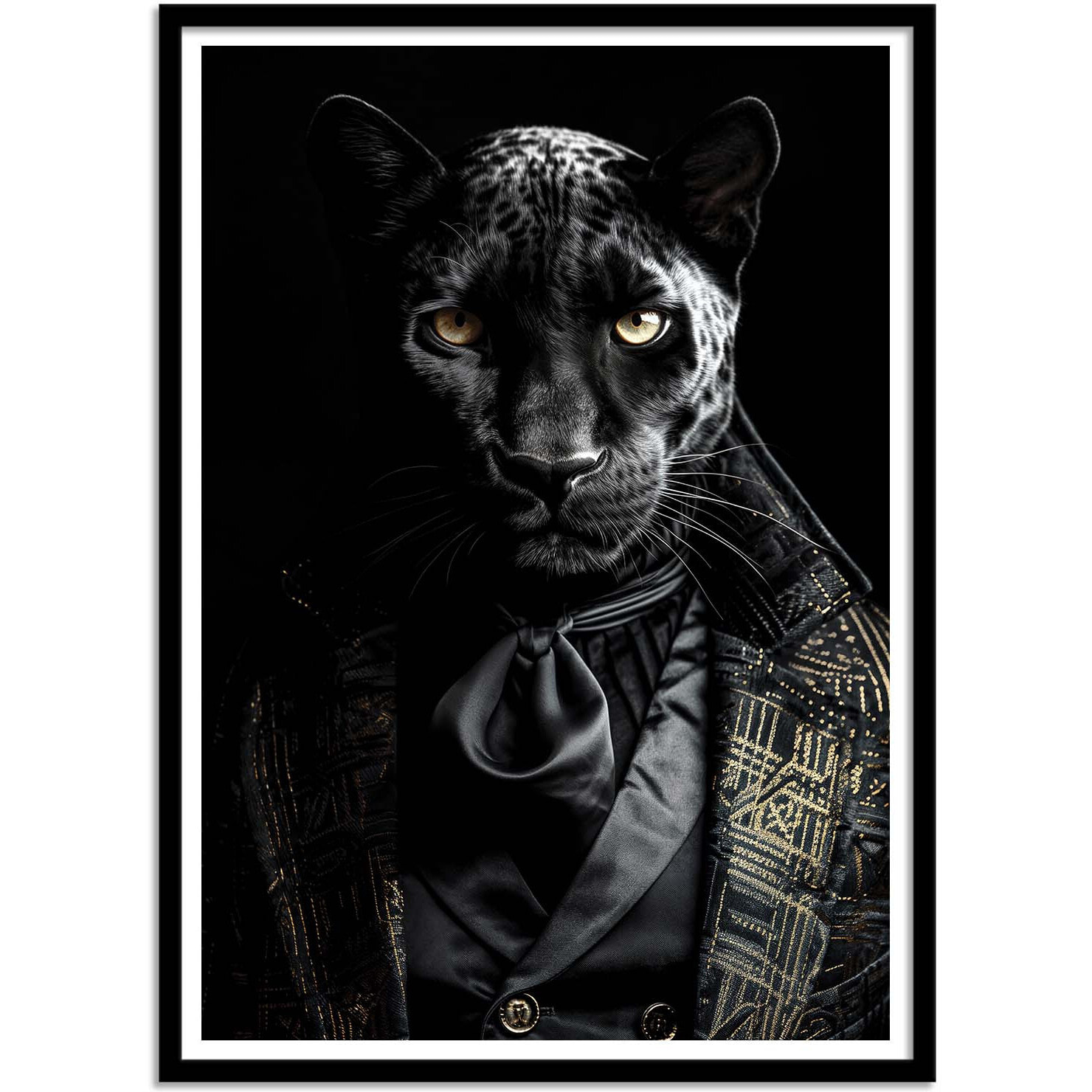 Affiche - Black Panther Wild Suits - Philippe Hugonnard