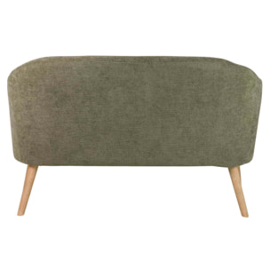 Sofa Chenilla Gris 131x72x79 Cm