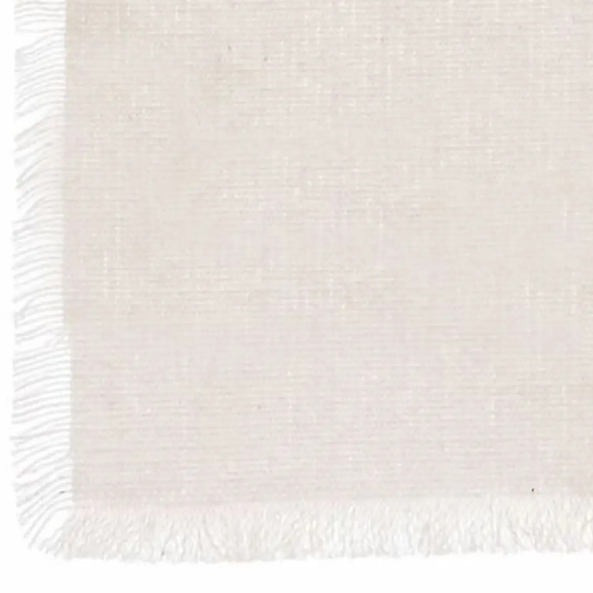 Nappe "Maha" coton blanc 250x150cm