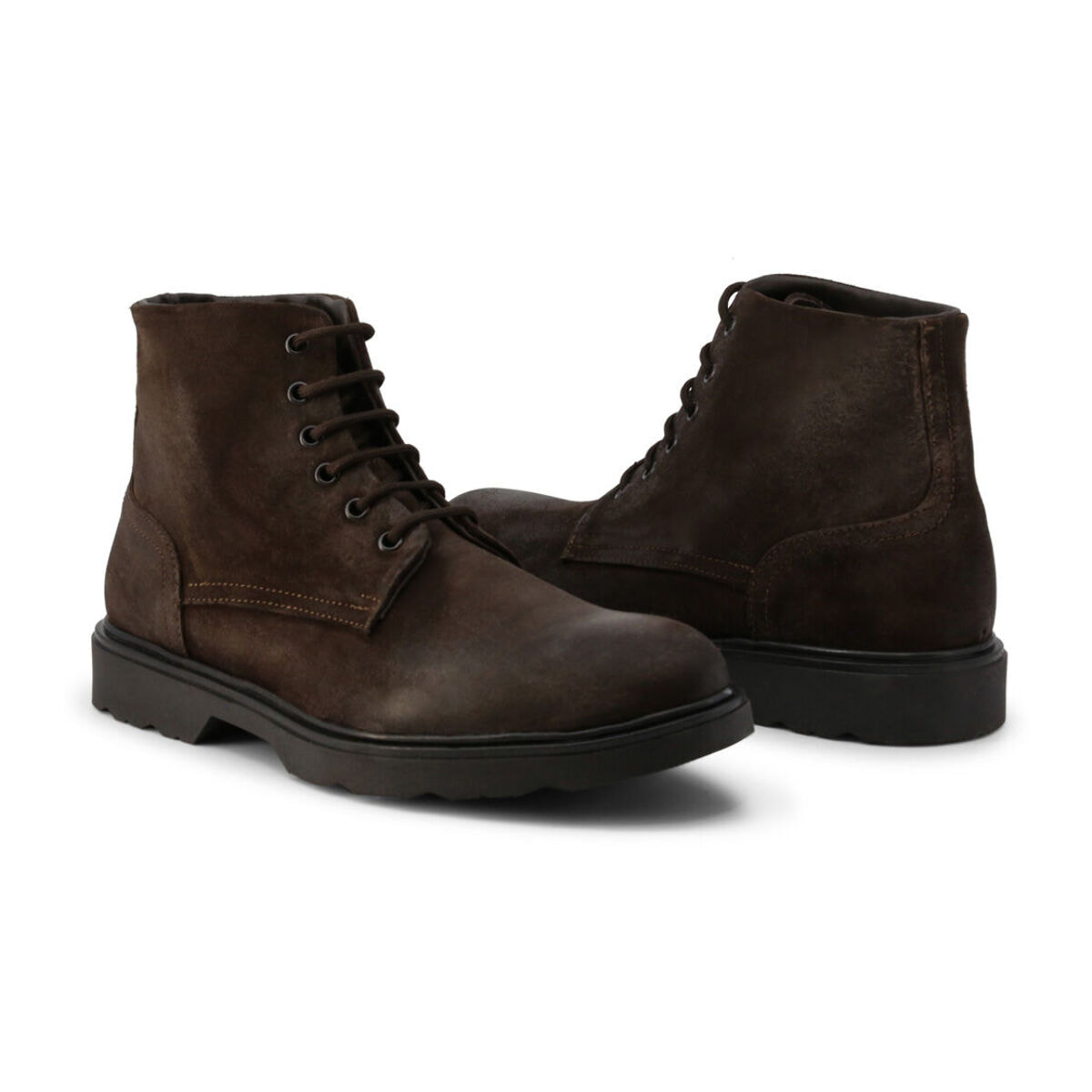 Botas para Hombre - Duca di Morrone Achielle Suede Dark Brown