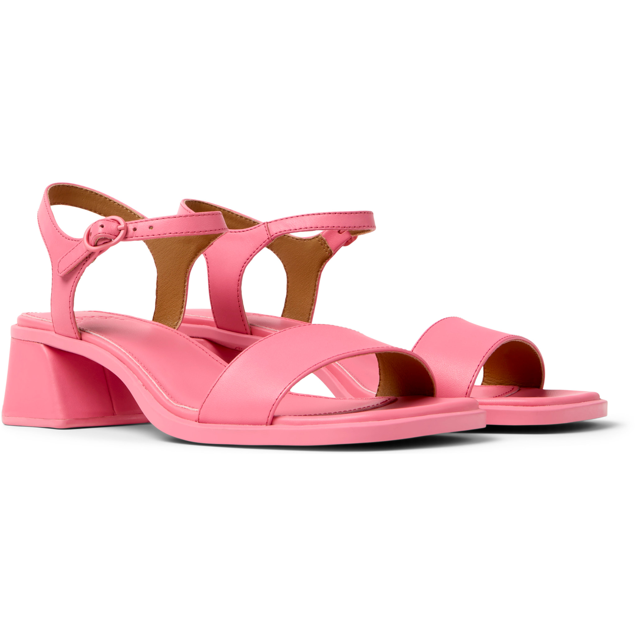Sandalias - CAMPER Kora Sandal - Rosa - Cuero liso