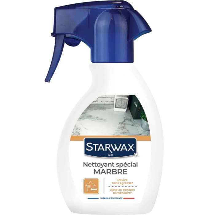 Nettoyant STARWAX Marbre et pierres - Pulvérisateur 250 ml - 585