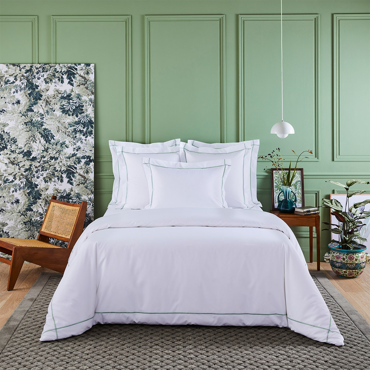 Housse de couette en percale de coton, Athena