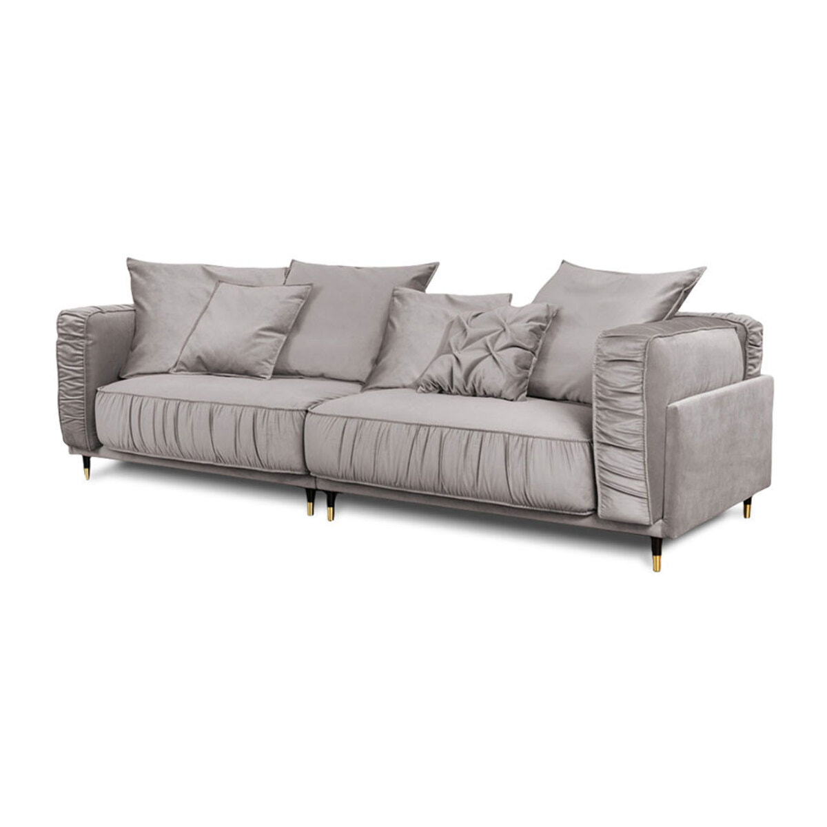 Canapé Velours Fiorenzo - 3 places