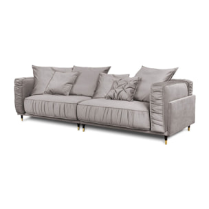 Canapé Velours Fiorenzo - 3 places