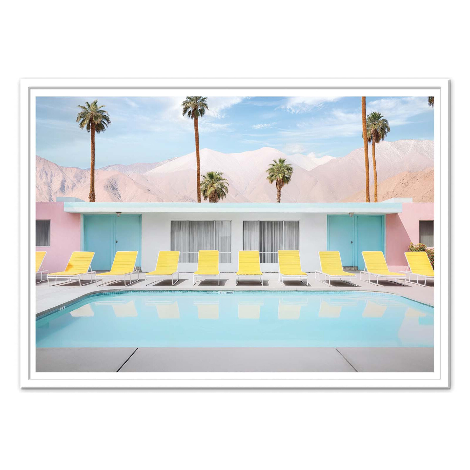 Affiche - Palm Springs Pool day - Philippe Hugonnard