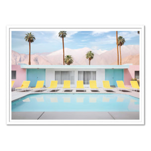 Affiche - Palm Springs Pool day - Philippe Hugonnard