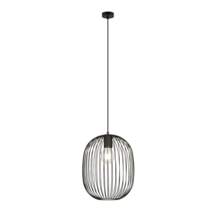 Lampada a sospensione ONYX in acciaio nero