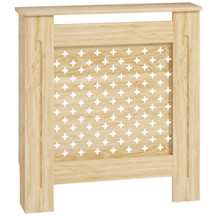 Cubre Radiadores Cubreradiador de MDF Cubierta para Radiador para Salón Dormitorio Pasillo 78x19x82 cm Roble