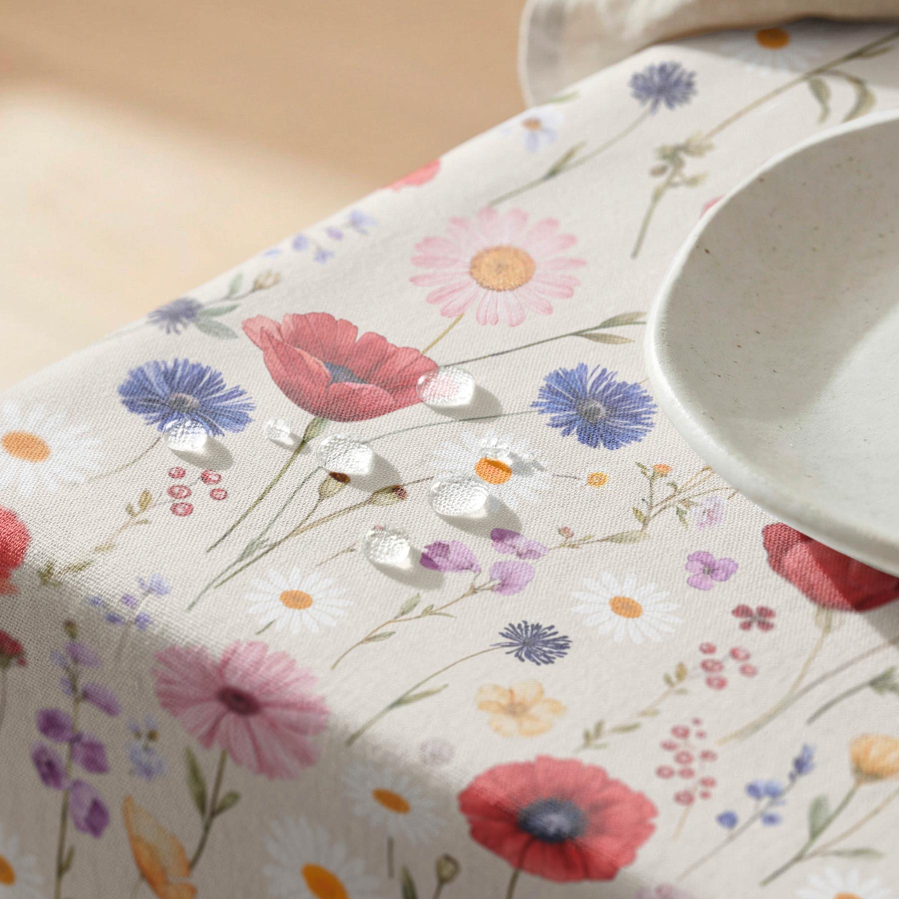 Nappe anti-taches JALIA MULTICOLORE - en 100 % coton