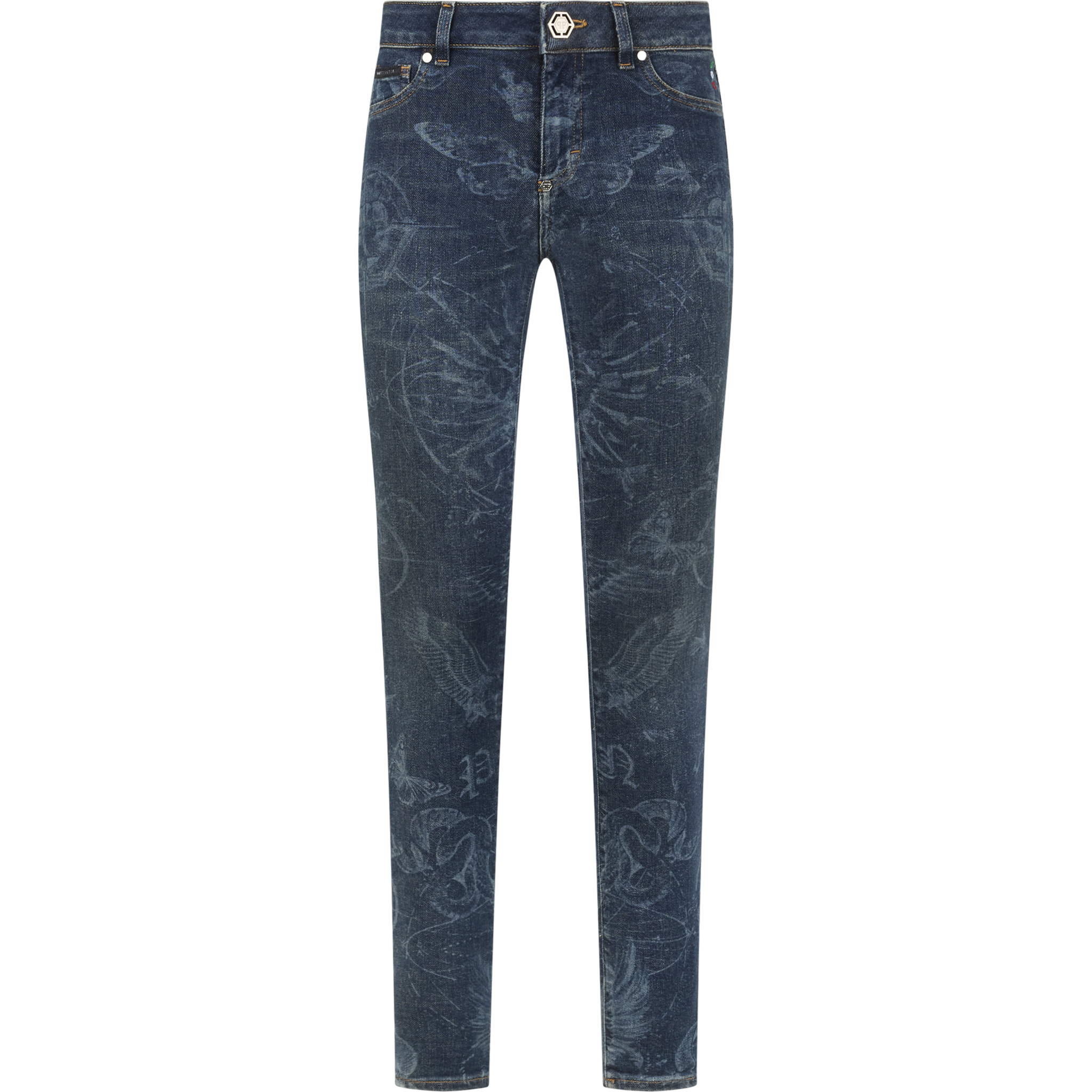 PHILIPP PLEIN Jeggings Butterfly Tattoo