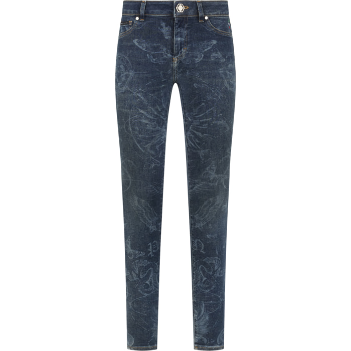 PHILIPP PLEIN Jeggings Butterfly Tattoo