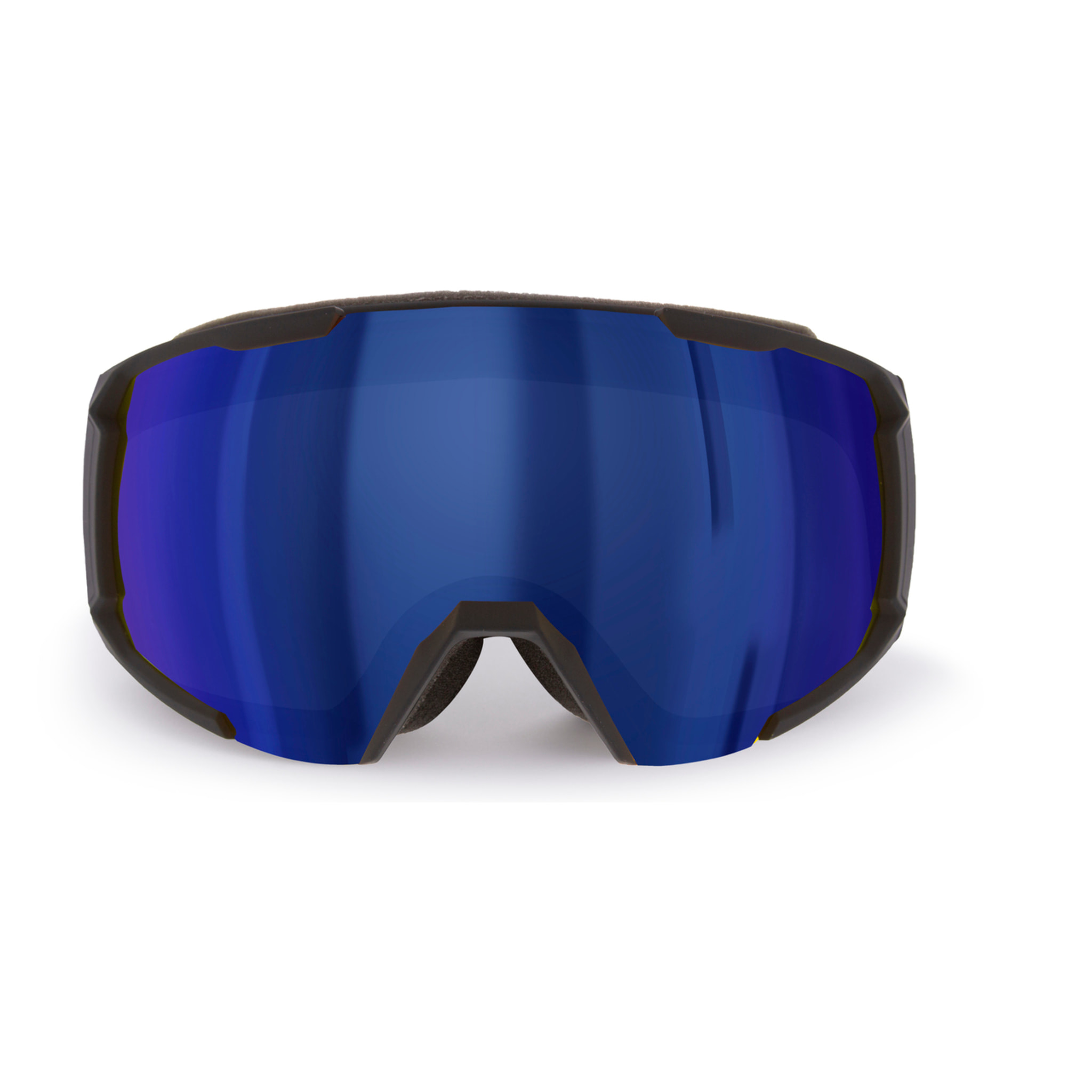 Gafas de esquí OCEAN KALNAS - Negro / Revo azul con borde negro