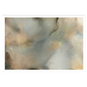 Poster bleu givré Affiche seule