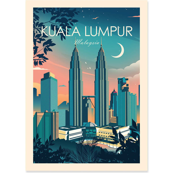 Affiche - Kuala Lumpur Malaysia - Studio Inception
