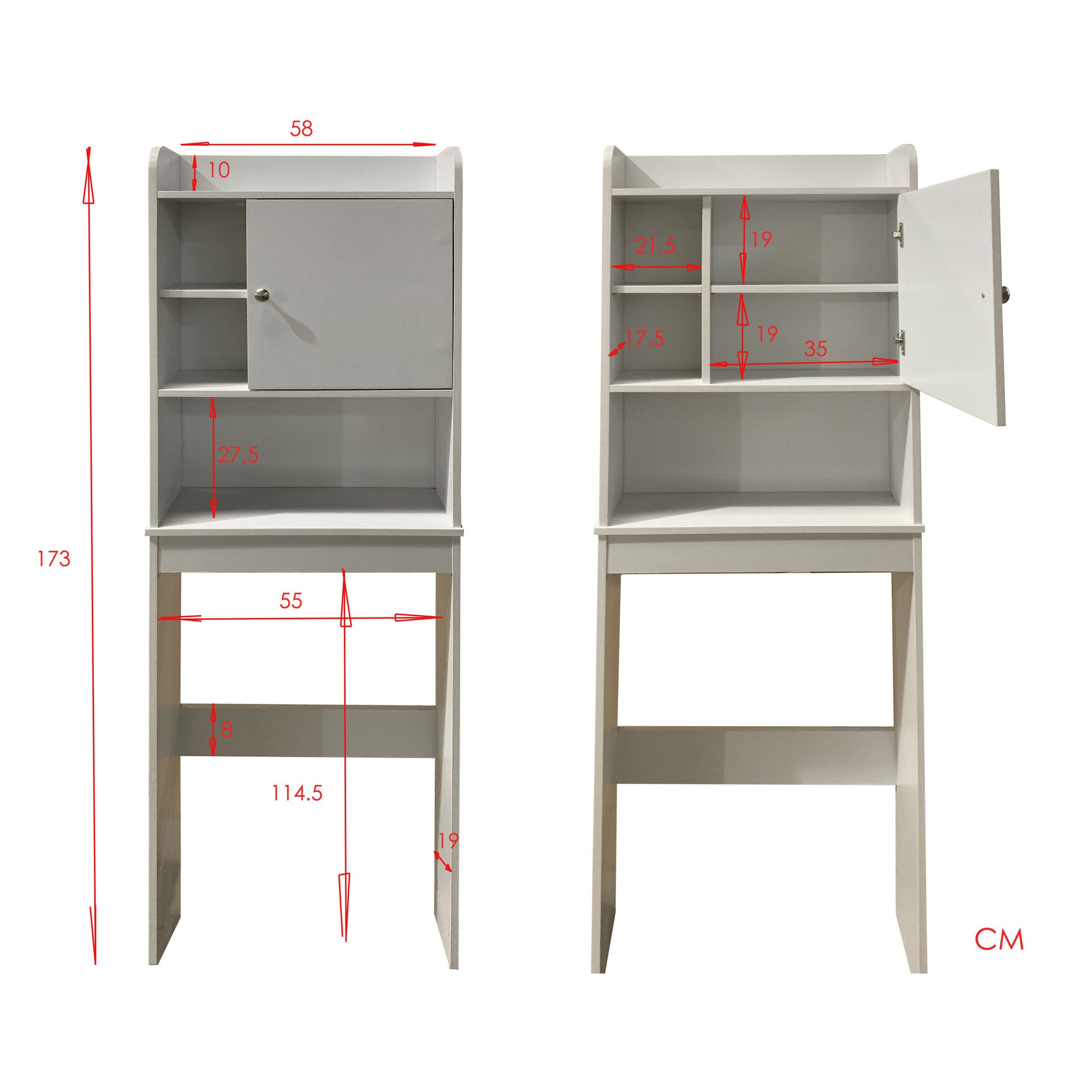 Tomasucci Armoire au dessus de machine à laver LAVERIE - C Multicolore