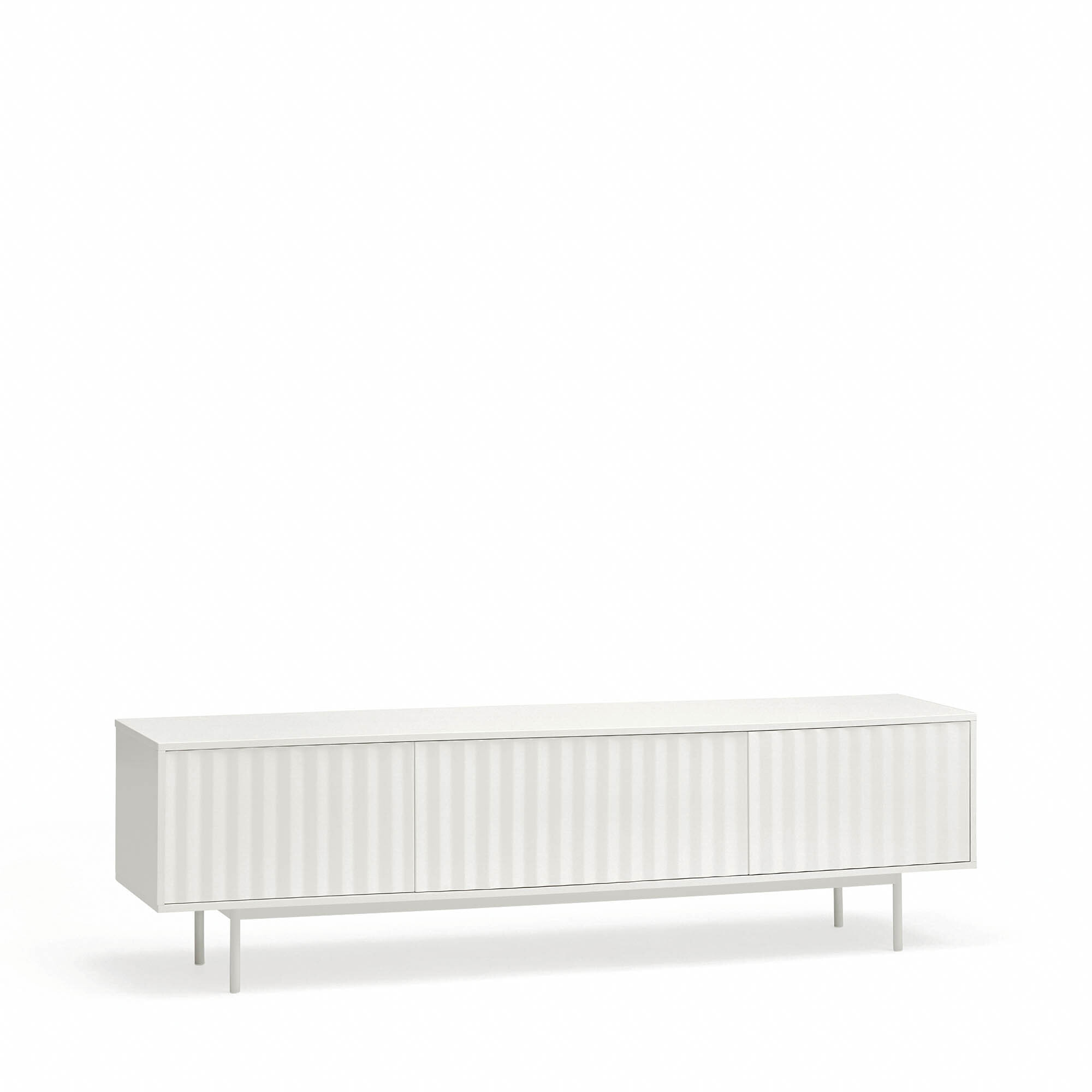Mueble de televisión Sierra 3 puertas blanco