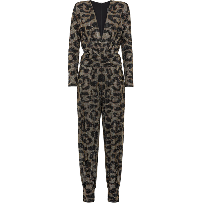 PHILIPP PLEIN Jumpsuit LEOPARD