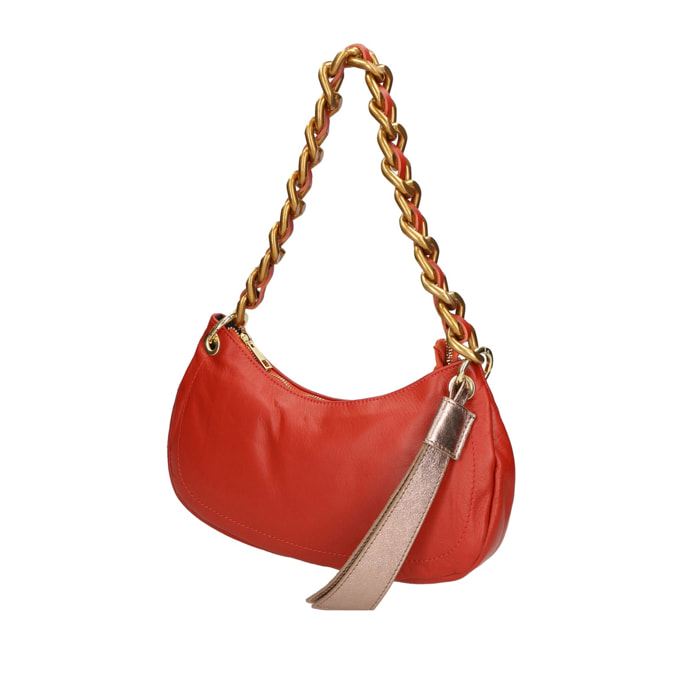Borsa a spalla da donna - Modello Ferrara - Vera pelle - 32.0 x 14.0 x 8.0 cm