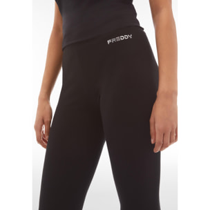 Leggings 7/8 vita regular in heavy jersey stretch