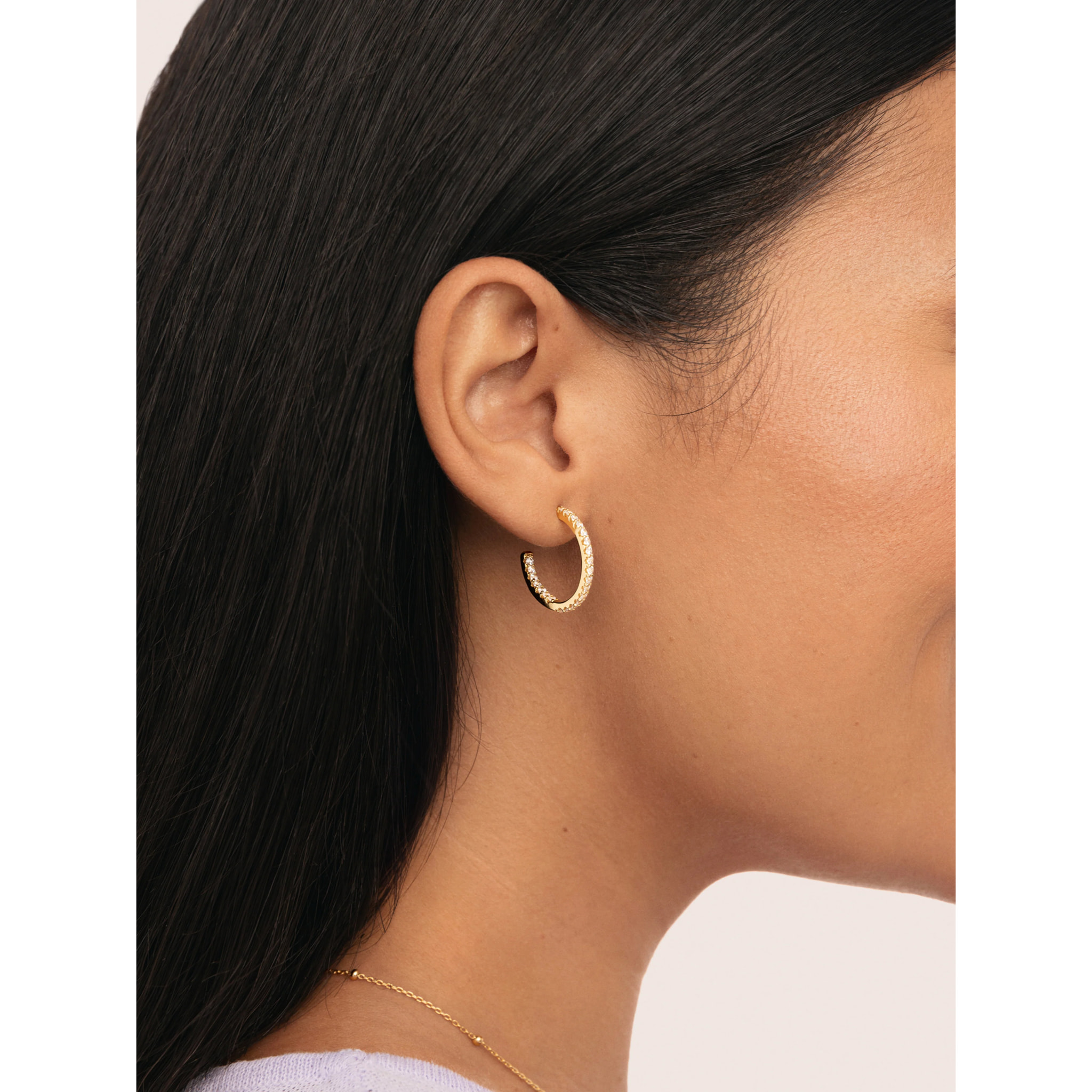 Pendientes Aro Scarlett S Baño Oro