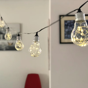 Guirlande solaire FANTASY STAR 10LED 4M