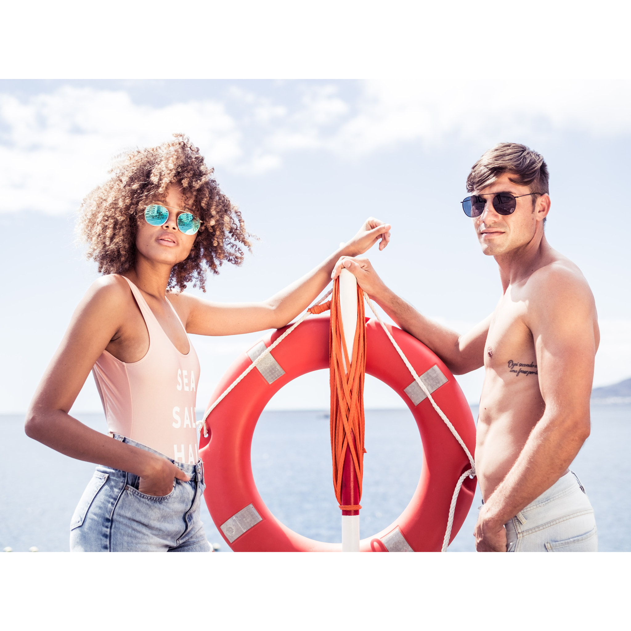 Occhiali da sole verdi PALO ALTO ATLANTA