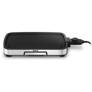 Plancha électrique TEFAL CB630D10 inox à poser, 44x23 cm