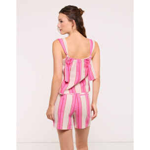 Blusa Tirantes Rosa - Clarosi