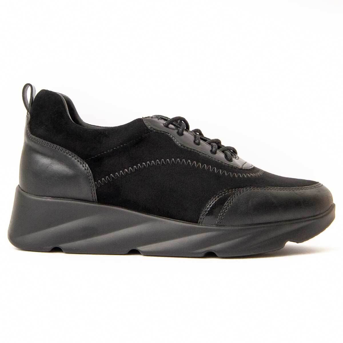 Sneaker De Plataforma - Negro - Altura: 4 Cm