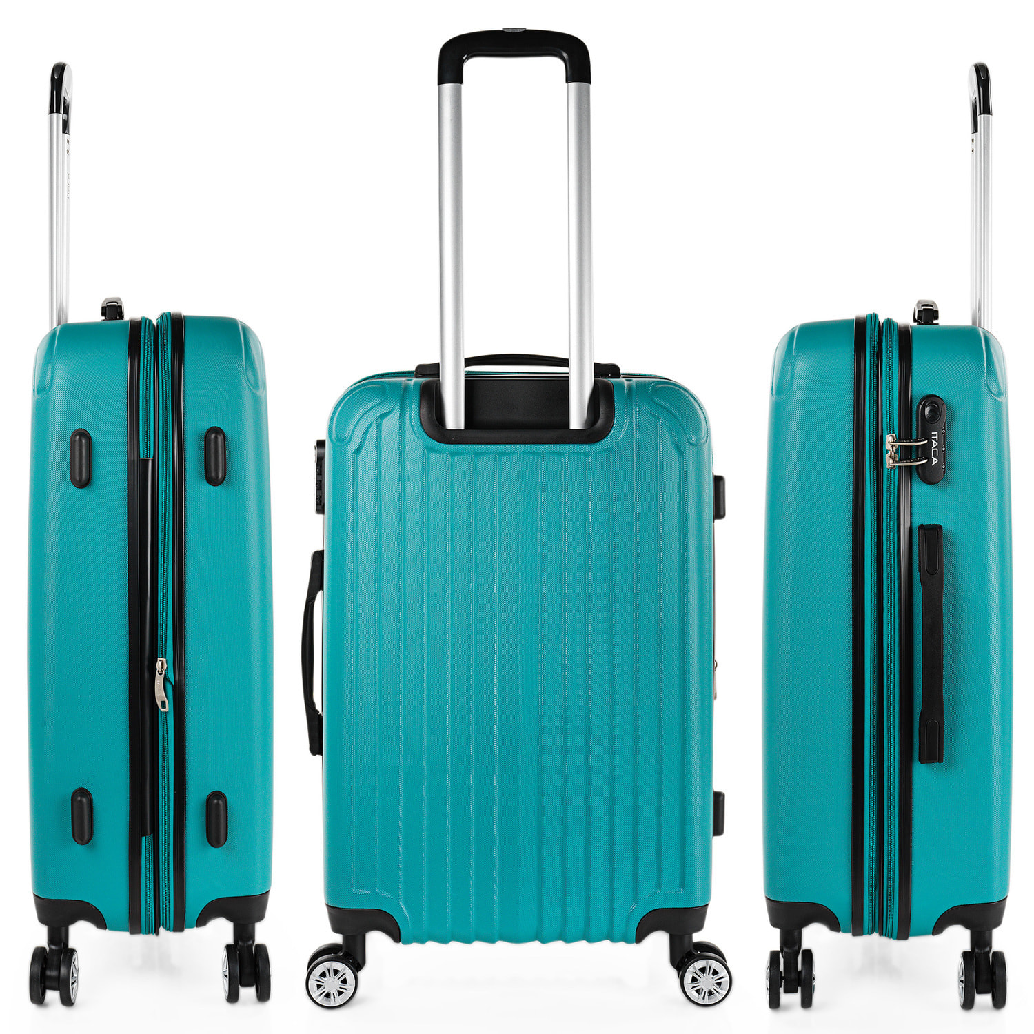 Maleta Itaca Sevron Set 2 Unidades Verde Menta