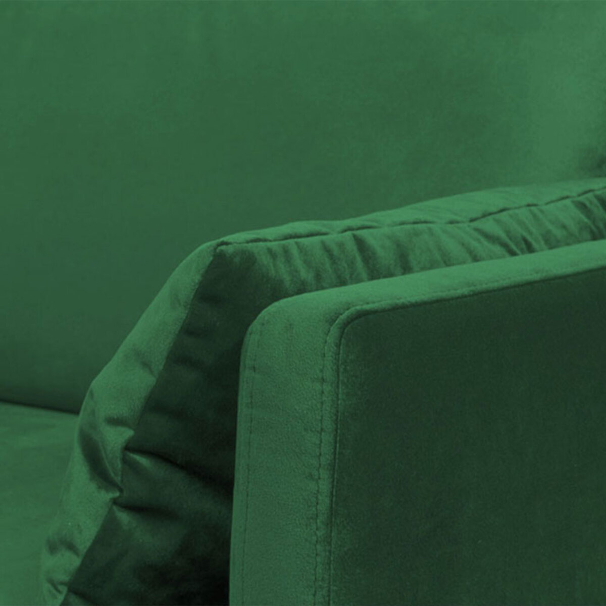 Canapé Velours droit Splendido - 2 Places