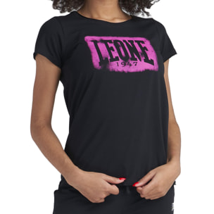 T-shirt a maniche corte spray da donna Neon