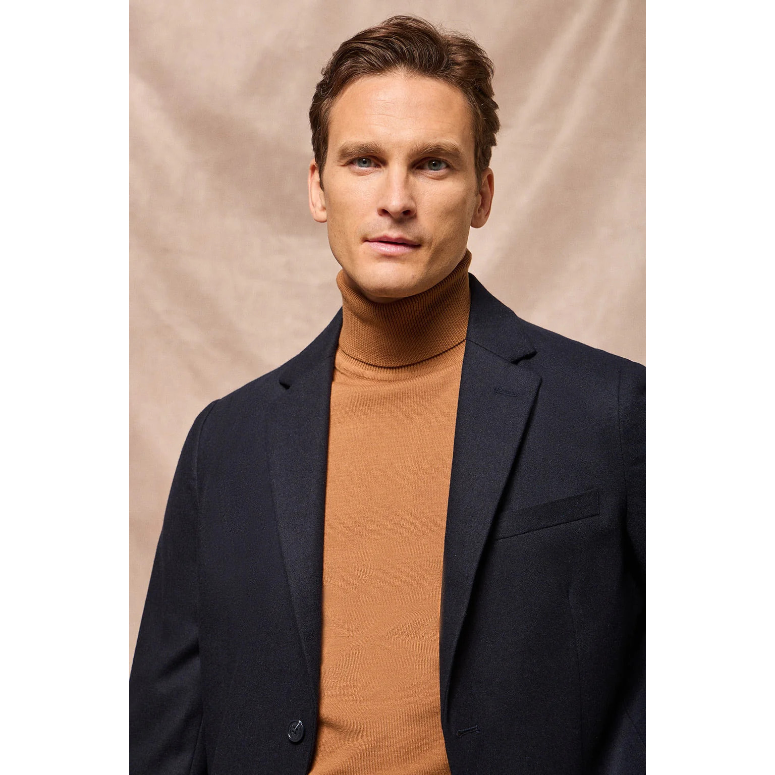 Blazer Cameron blu marino con particolari Polo Club