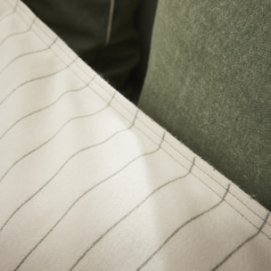 Taie d'oreiller unie en flanelle de coton, ÉQUILIBRE, Beige