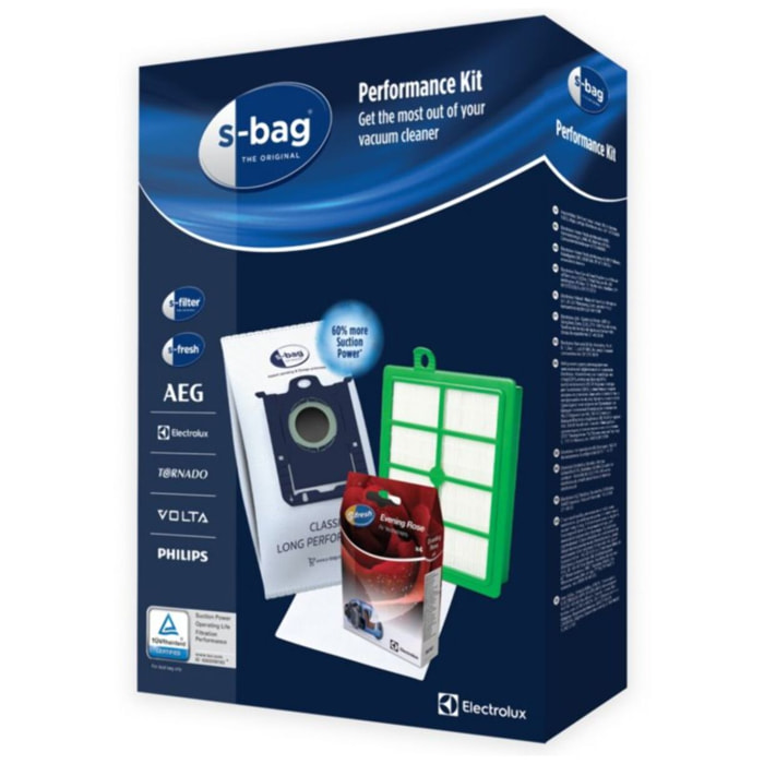 Sac aspirateur ELECTROLUX SRK1 S Bag Performance Kit