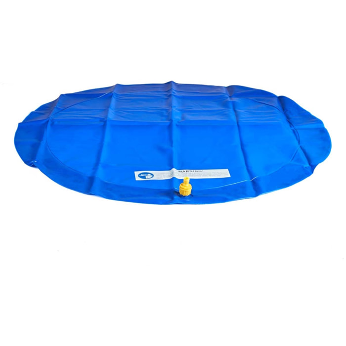 Well home alfombra refresacante para mascotas ø98cm azul pvc