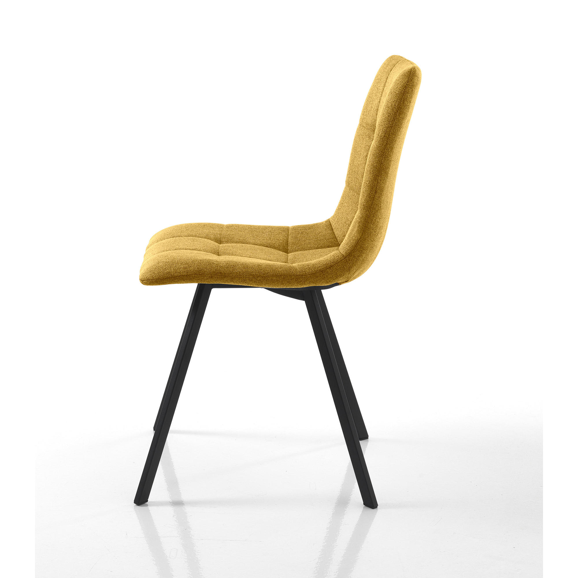 ORESTELUCHETTA Set 4 Sedie imbottita JANE YELLOW