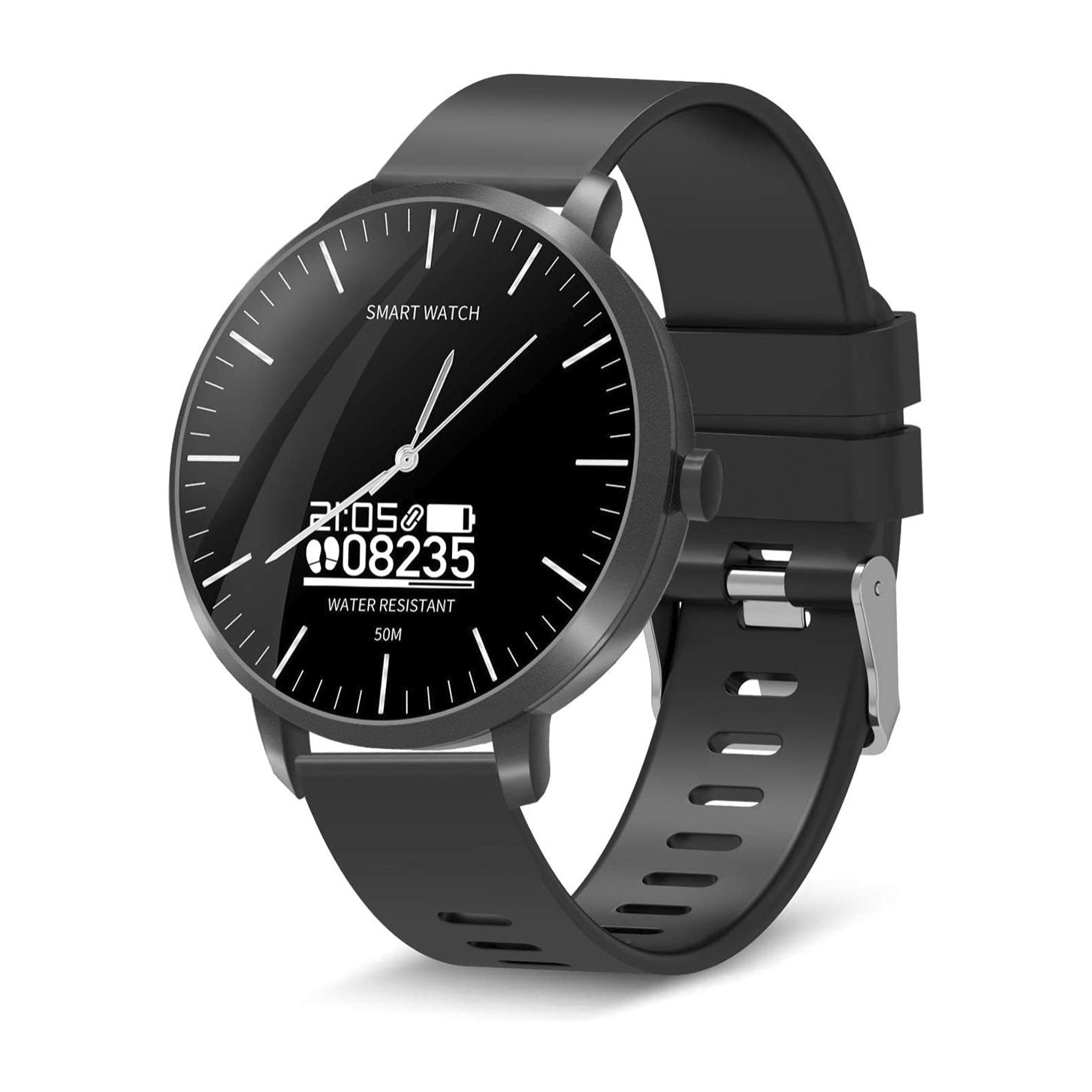 Smartwatch con movimiento de cuarzo y pantalla AK-H6 bluetooth, con monitor cardiaco