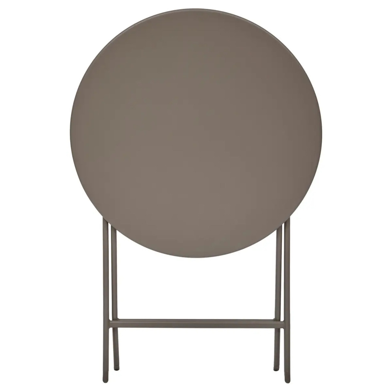 Table de jardin Greensboro 2 places pliable café D40cm