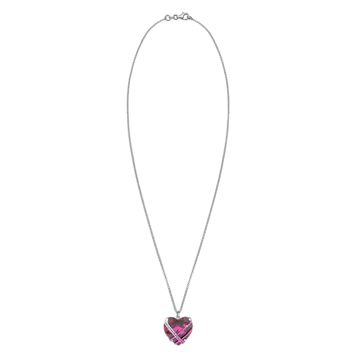 Collar Heart adornado con cristales de Swarovski