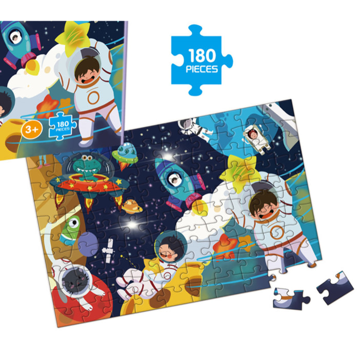 PUZLE DE 180 PIEZAS: EXPLORANDO EL ESPACIO