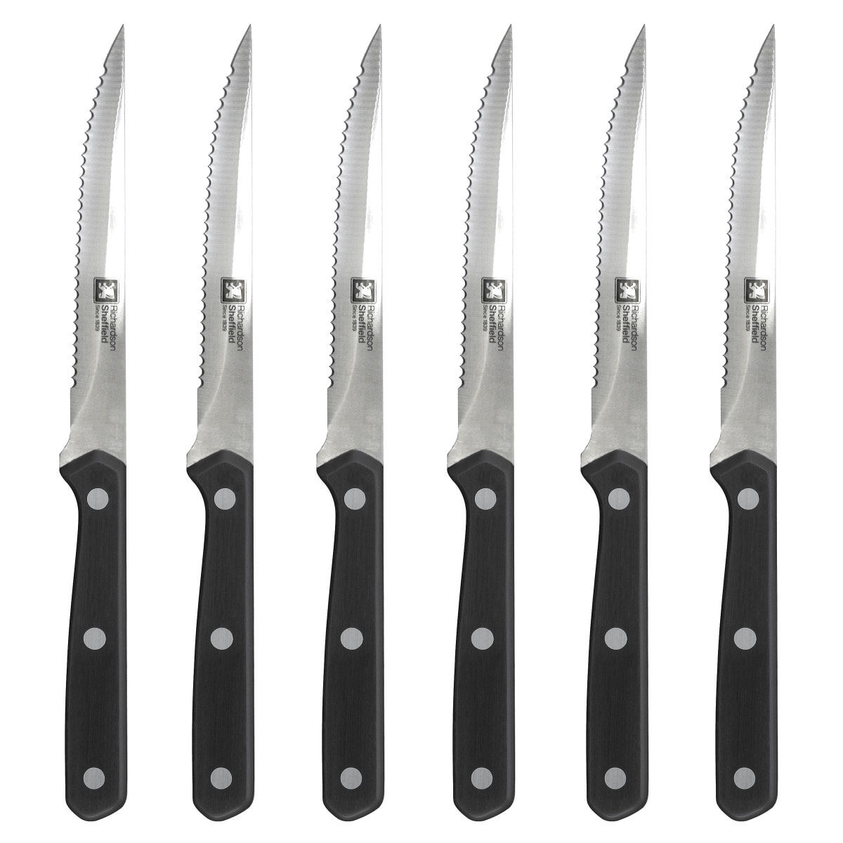 Cucina - Coffret 6 couteaux steak