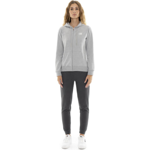 Tuta da donna invernale con cappuccio e zip "Silver"