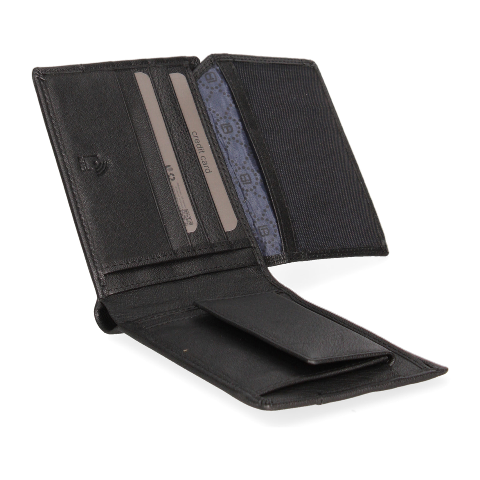 Portafoglio  da uomo In Vera pelle Made in Italy 12x10x3 cm