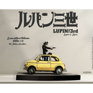 Lupin III L’avventura Italiana Statua Lupin e Jigen 1/18 Infinite Statue