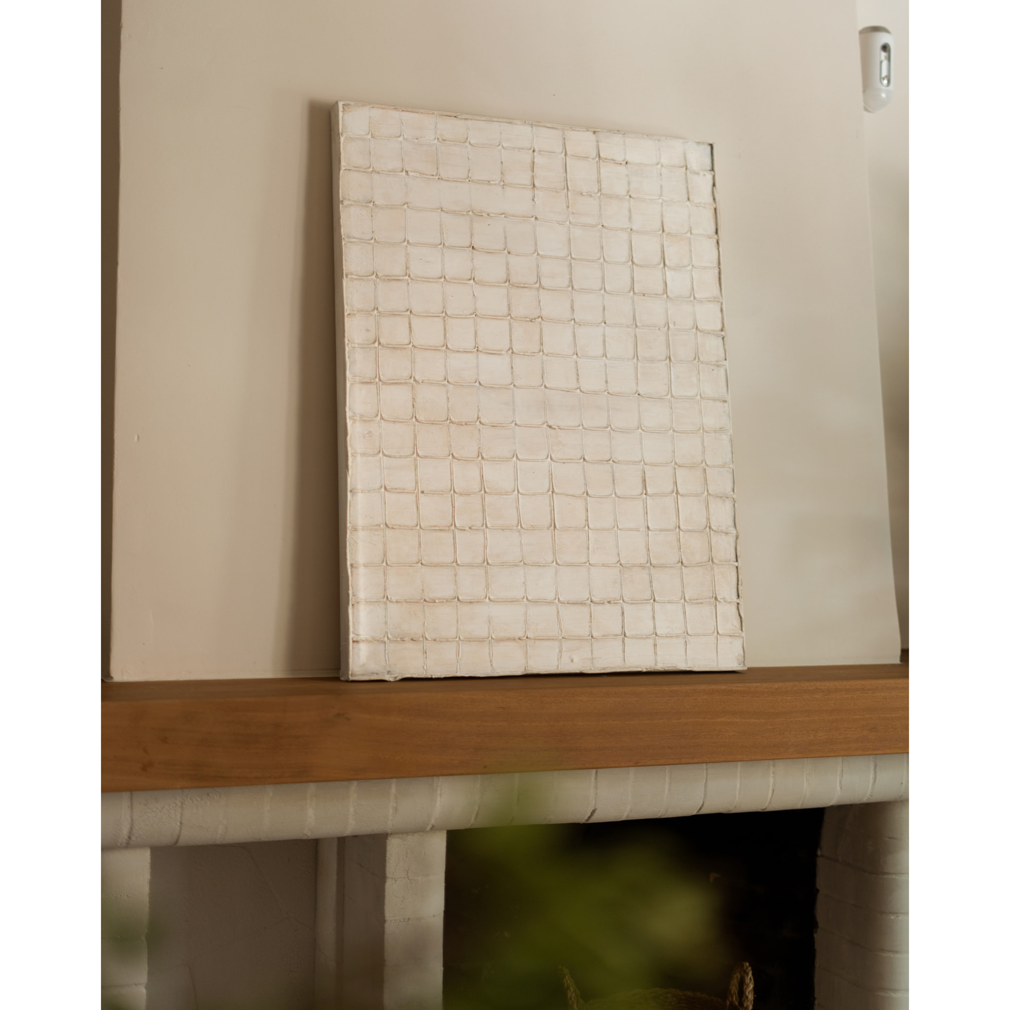 Cuadro beige decorativo sobre algodón con bastidor de madera pintado artesanalmente con pintura al óleo en varias medidas