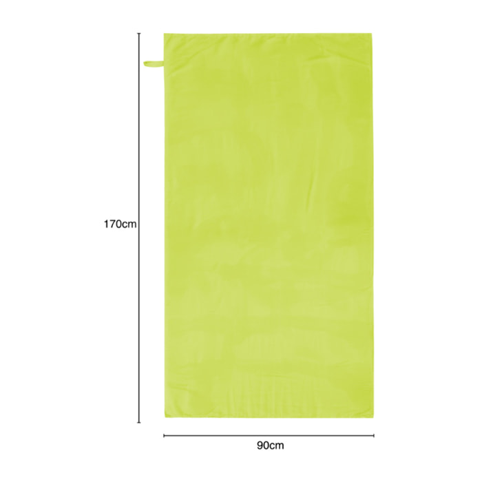 Telo Mare In Microfibra Disegno Fluo Tinta Unita